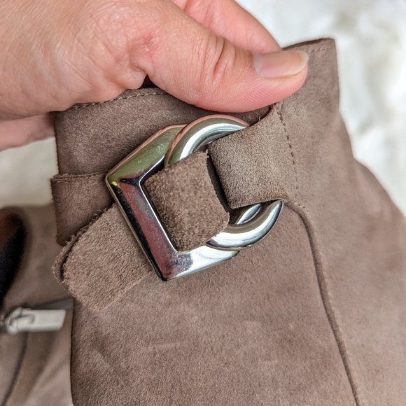 Aquatalia Suede Leather Ankle Boots - Picture 11 of 15